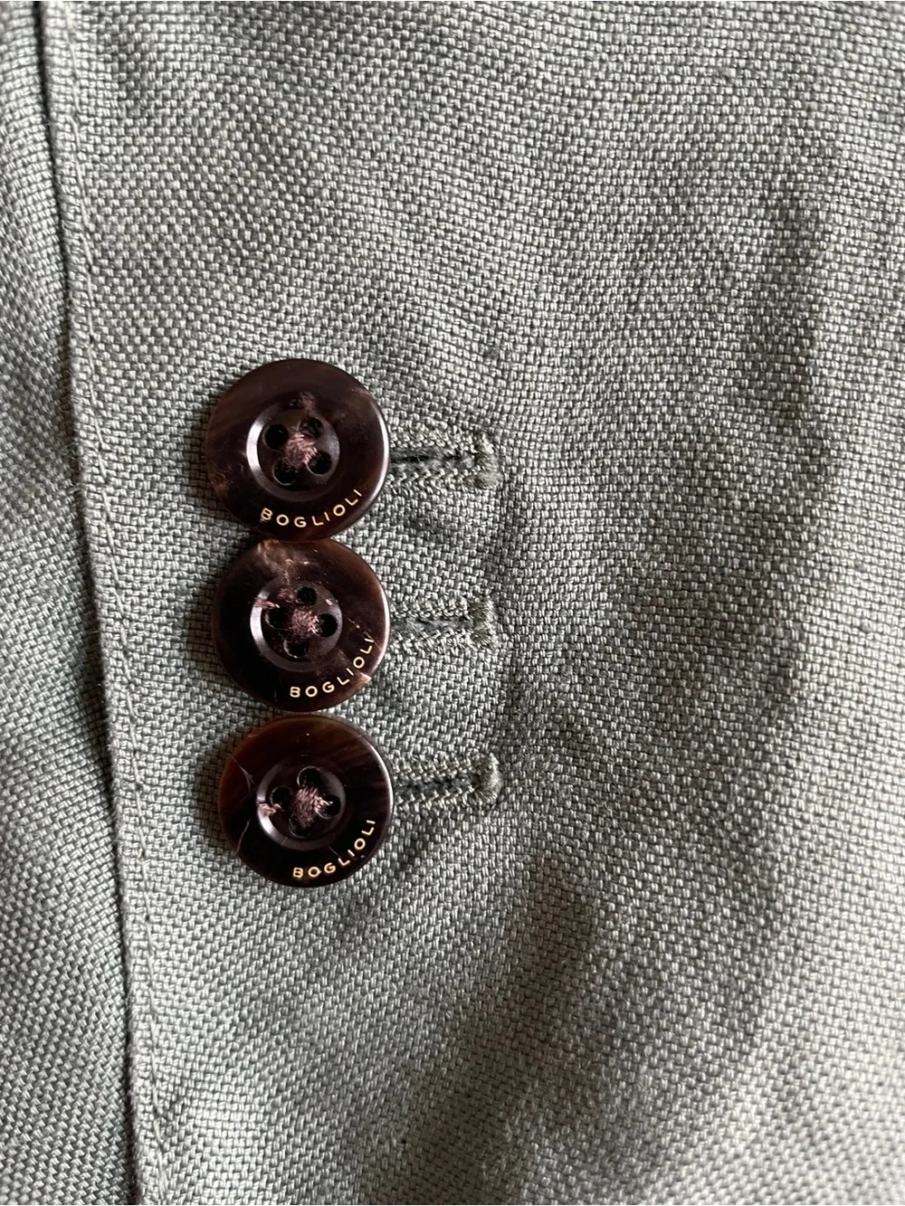 Boglioli men’s linen chore jacket EU size 48